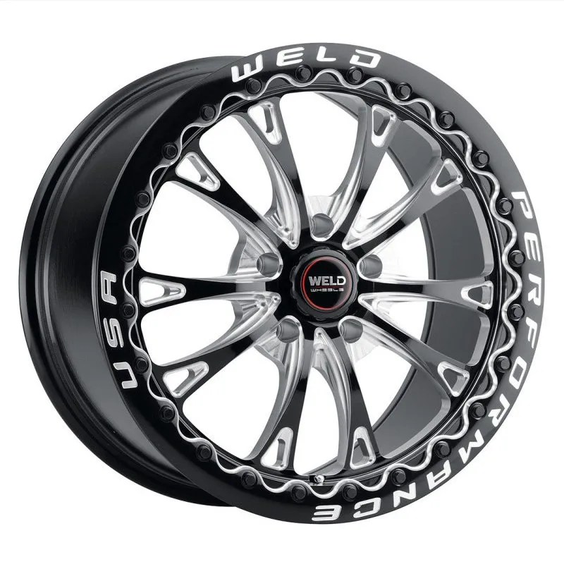 Weld Belmont Beadlock Gloss Black Milled - Get Your Wheels