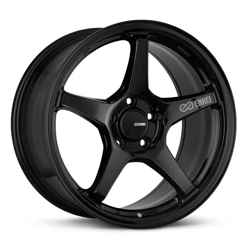 Enkei TS-5 Gloss Black 5-Spoke Wheels | GetYourWheels