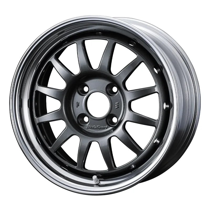WEDS SPORT RACING WHEEL 14インチ 一本 WedsSport Racing 2P Gunmetal Polished Lip - Get Your Wheels