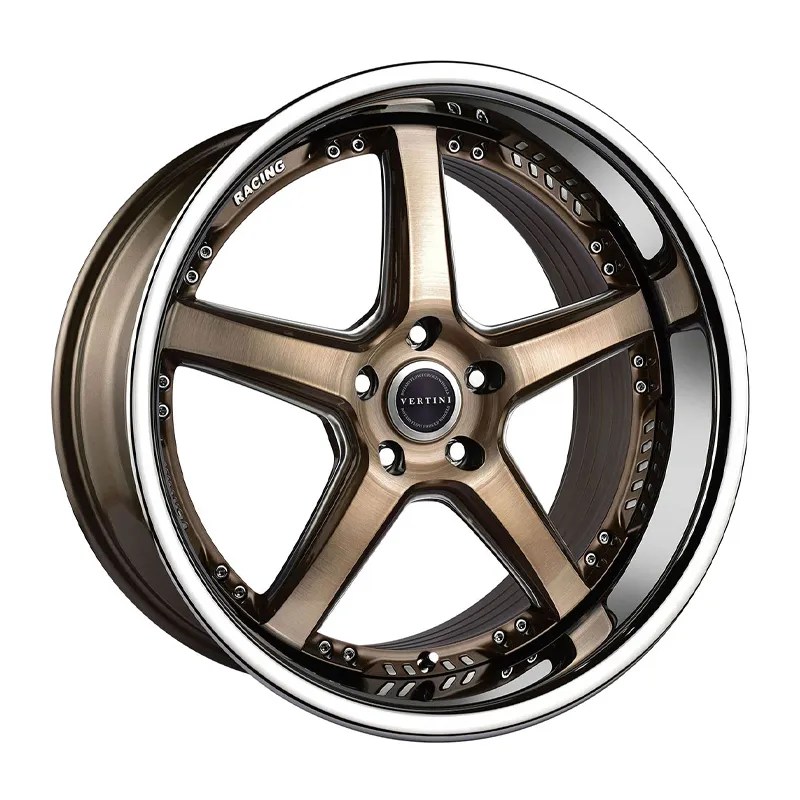 Vertini RFS2.2 Brushed Dual Bronze Chrome Lip Wheels