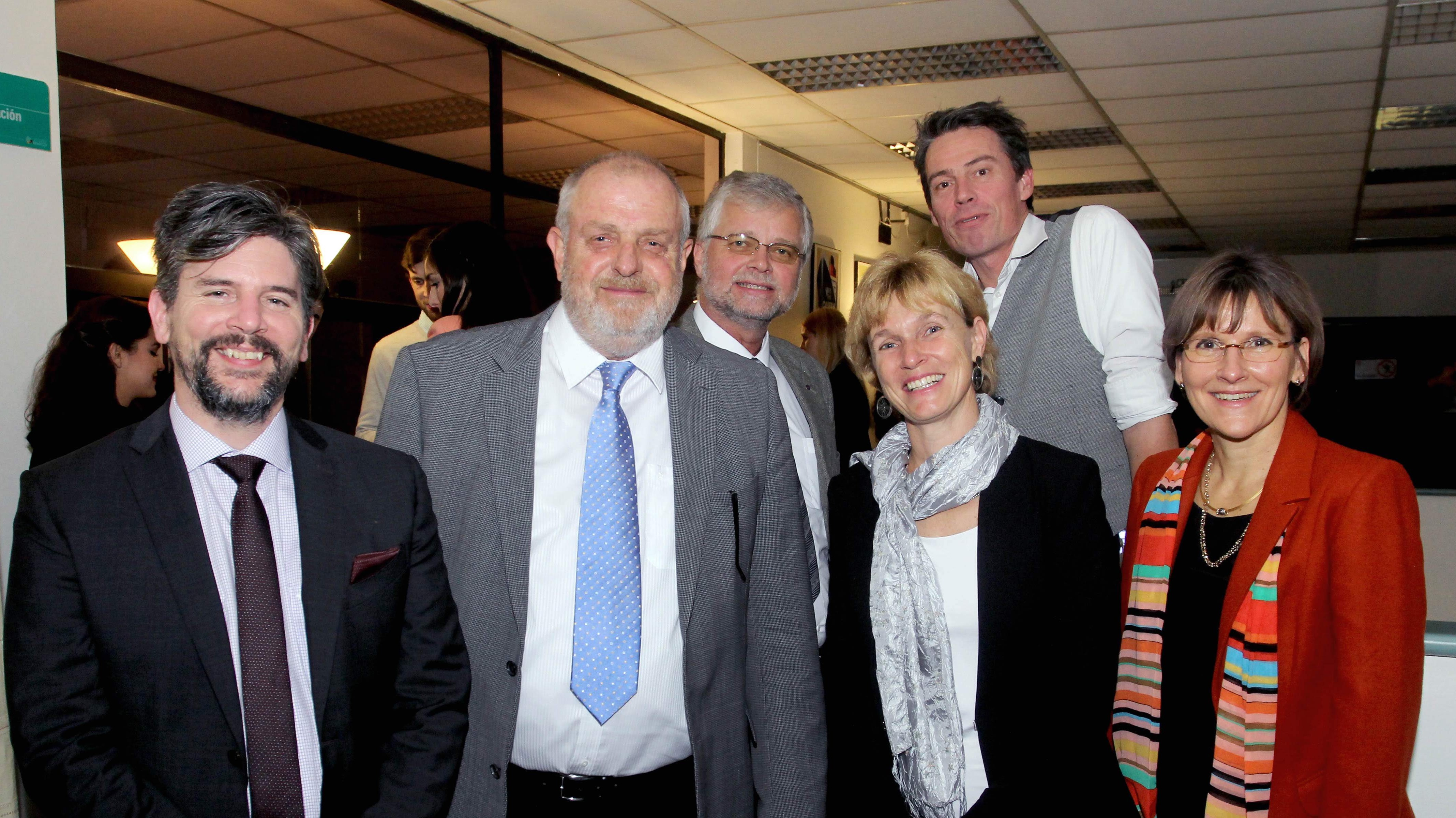 Jochen Fritz, Ricardo Gevert, Kurt Hellemann, Angelika Fraitzl, Alexander Lemke y Kerstin Huber