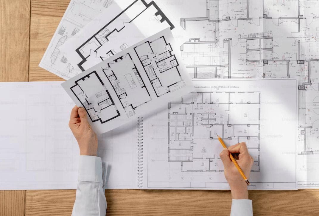 Wall Paneling architectural construction detail CAD shop drawing