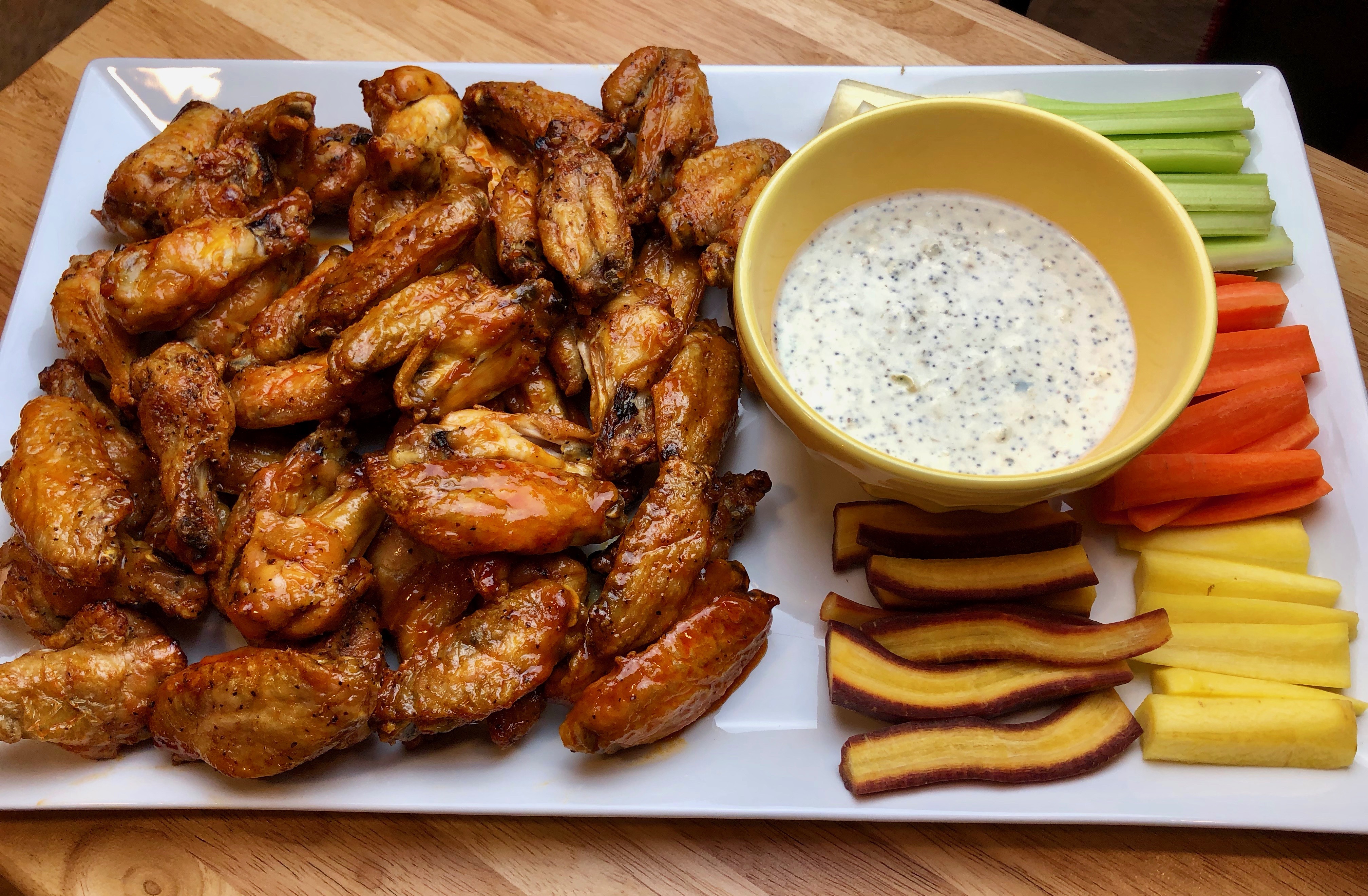 Crispy Oven-Baked Buffalo Wings