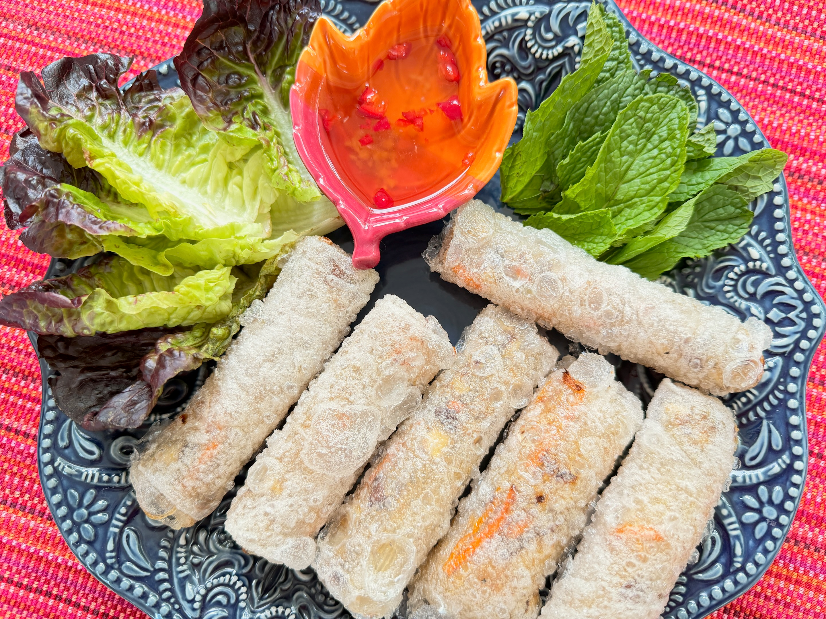 Crispy Rice Paper Spring Rolls