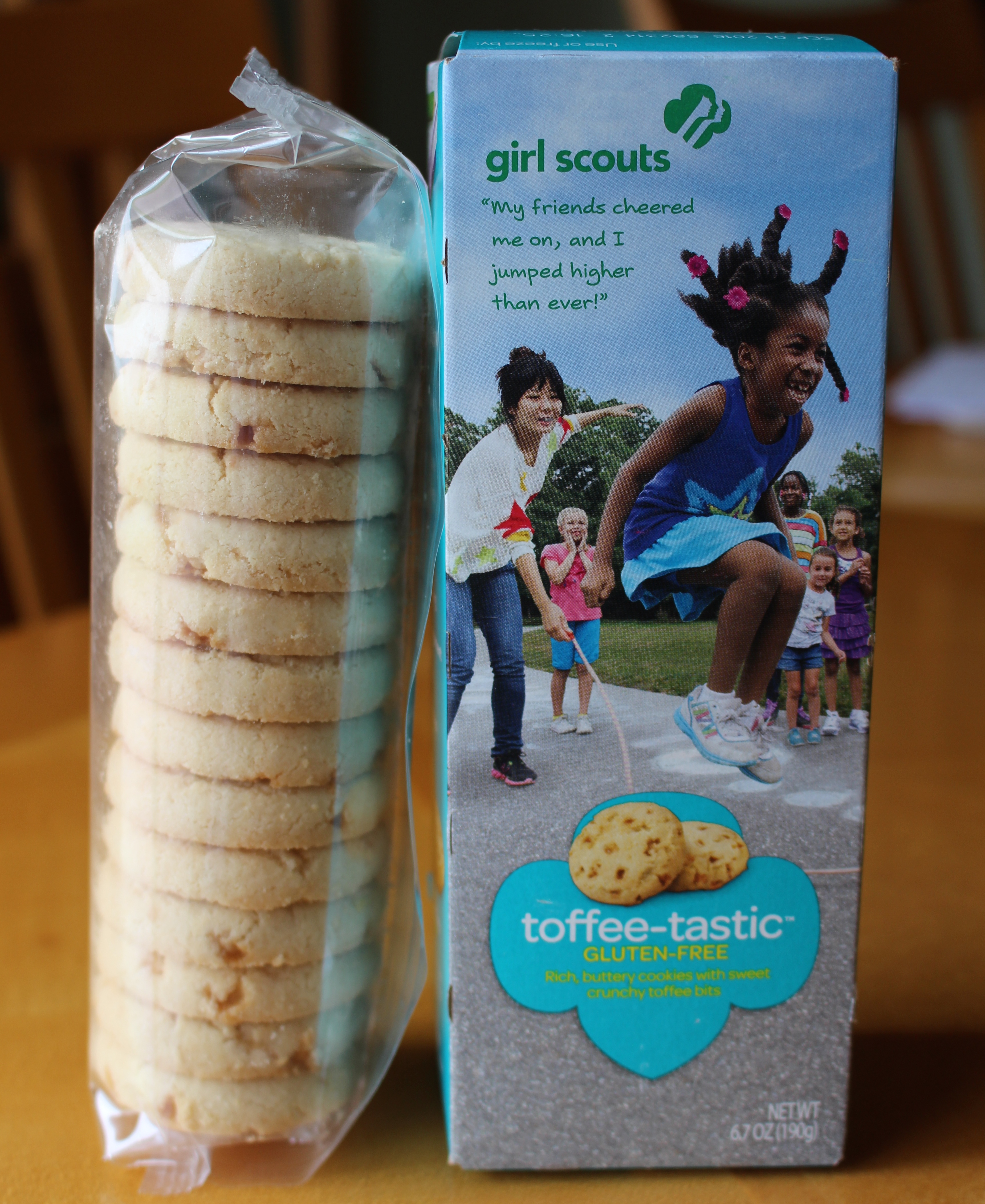 Girl Scout Toffee-tastic Cookies | Gluten Free Deliciously