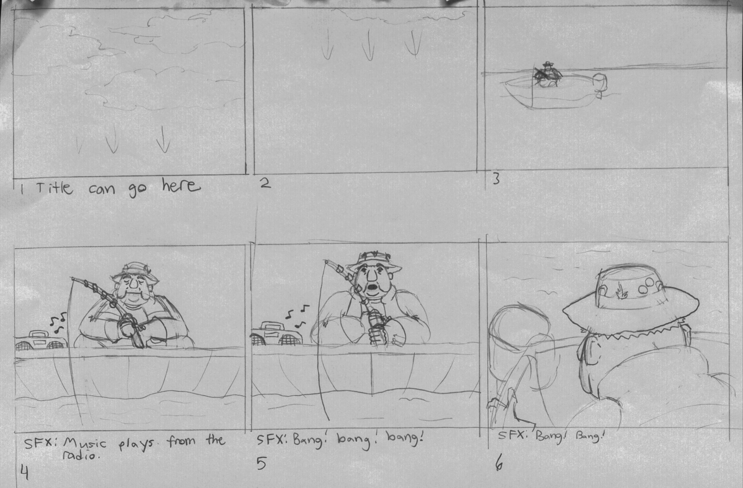 Storyboard for Computer Animation Class