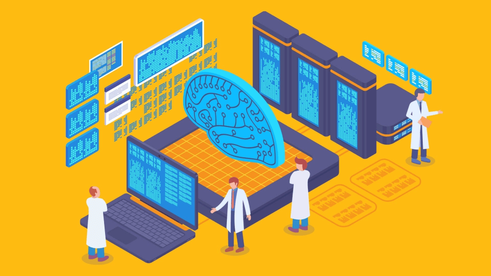 RAG AI data integration concept showing connected knowledge systems and workflows.