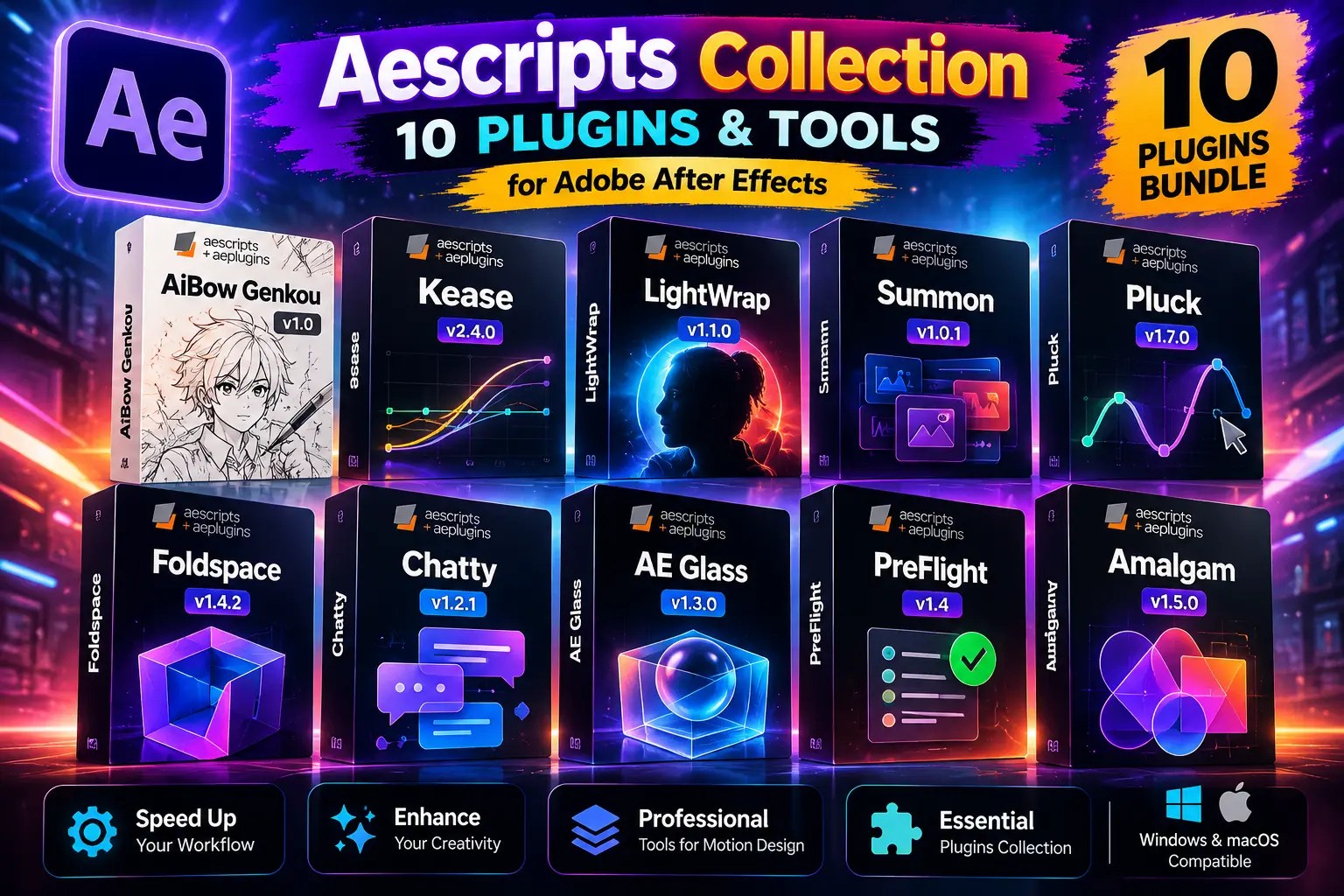 Aescripts Collection: 10 After Effects Plugins & Tools – October 2026