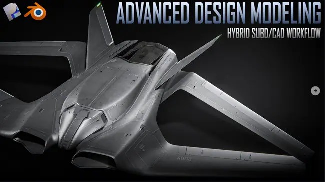 ArtStation – Advanced Design Modeling – Hybrid SubD/CAD Workflow – Blender + Plasticity