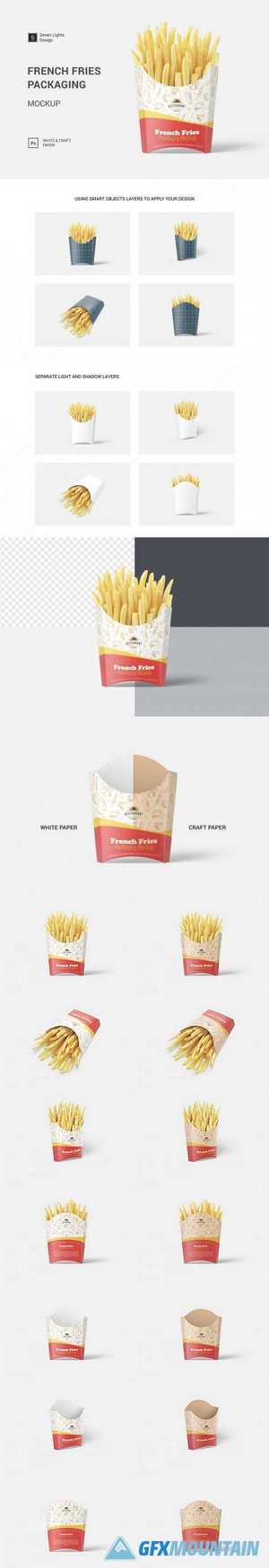Photo Your resource to discover and connect with designers worldwide. French Fries Packaging Mockup 5025126 Free Download Graphics Fonts Vectors Print Templates Gfxmountain Com