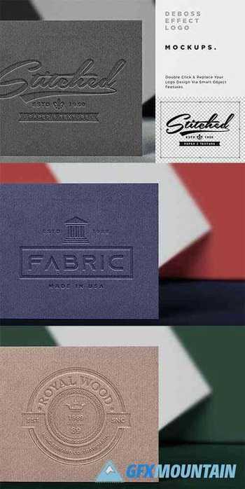 It uses smart layers to transform and apply your graphic on a . Paper Pressed Logo Mockup Free Download Graphics Fonts Vectors Print Templates Gfxmountain Com