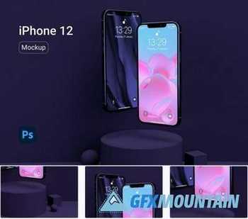 All objects are separated and easy to edit to create your own . Iphone 12 Pro Dark Mockup Free Download Graphics Fonts Vectors Print Templates Gfxmountain Com