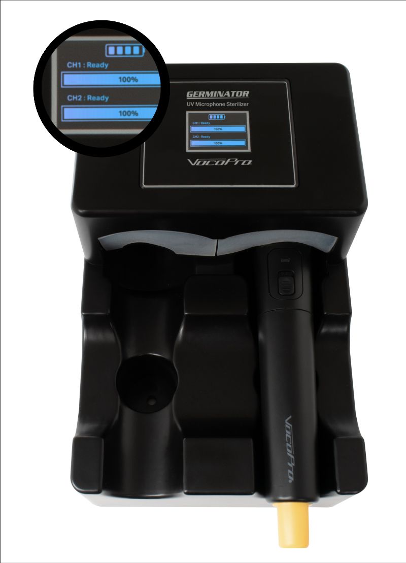 VocoPro Launches New UV Microphone Sterilizer - Guitar Girl Magazine