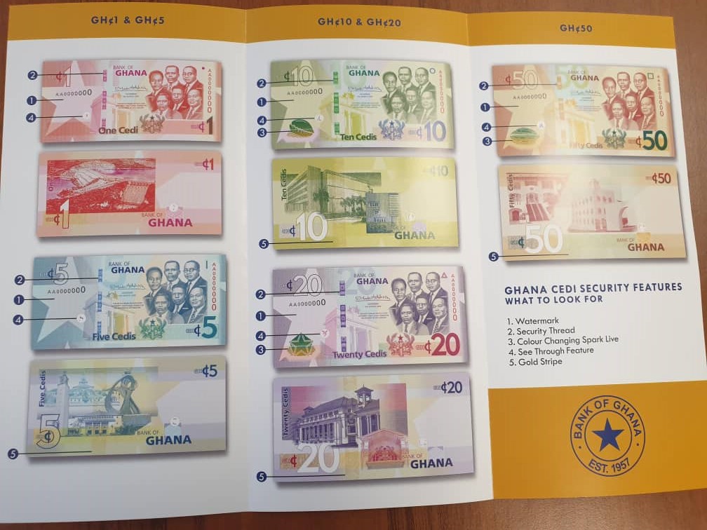 Bank of Ghana introduces upgraded banknotes
