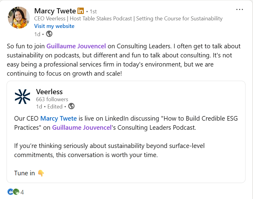 Marcy Twete on Consulting Leaders