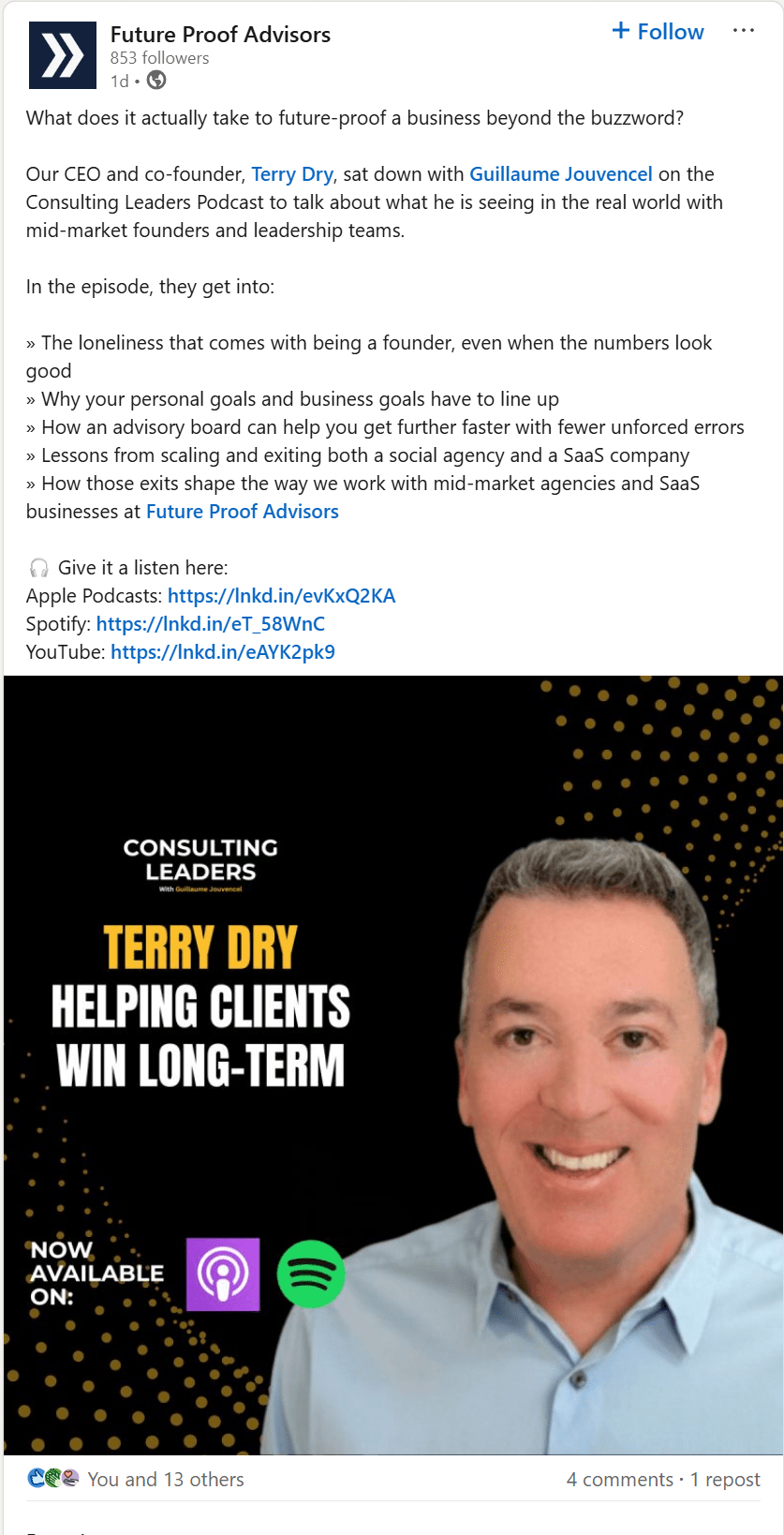 Terry Dry on Consulting Leaders