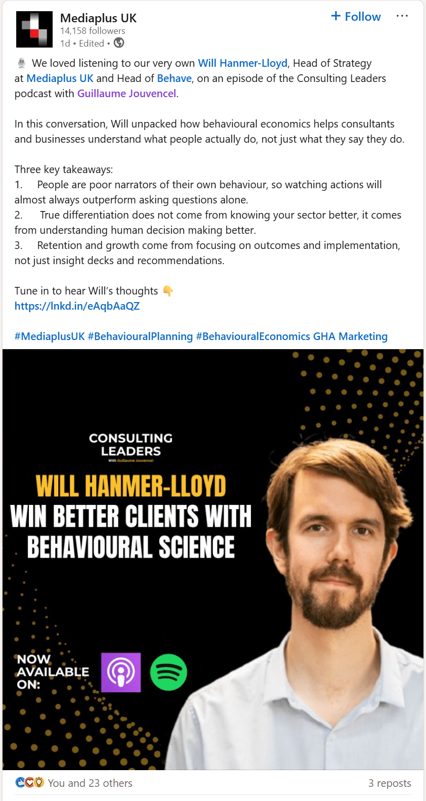 Will Hanmer-Lloyd on Consulting Leaders