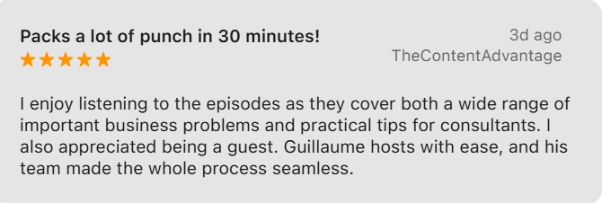 Apple Podcast Review