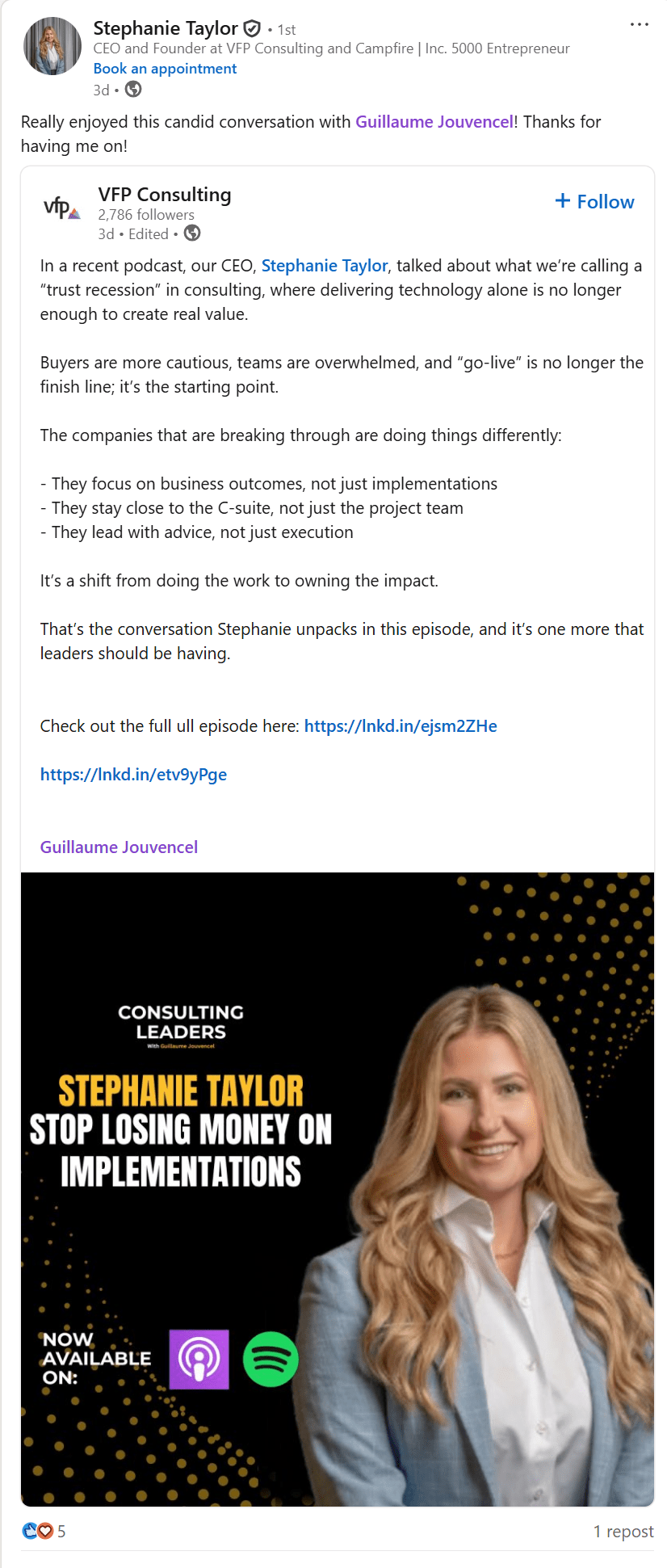 Stephanie Taylor on Consulting Leaders