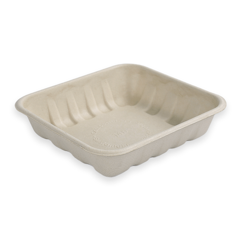 14D Sugarcane Fibre Tray