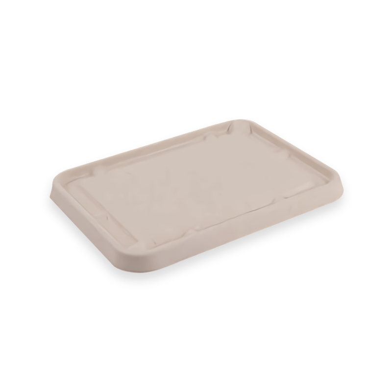 Sugarcane Fibre Lid For Food Tray