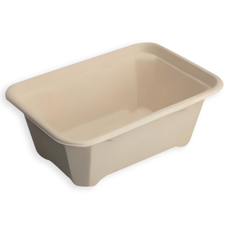 750ml Sugarcane Fibre Bento Box