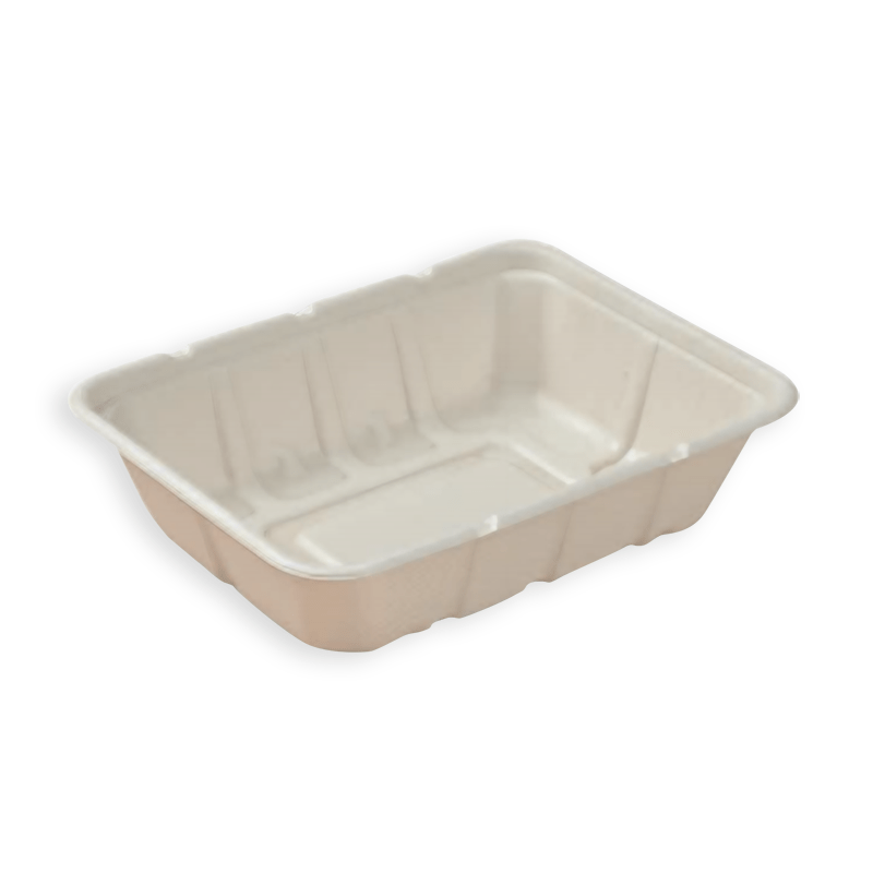1200ml Sugarcane Fibre Food Tray