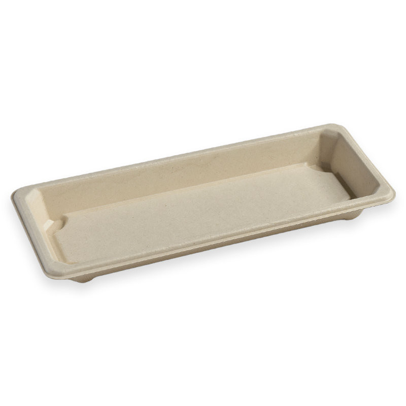 Sugarcane Fibre Sushi Tray 06
