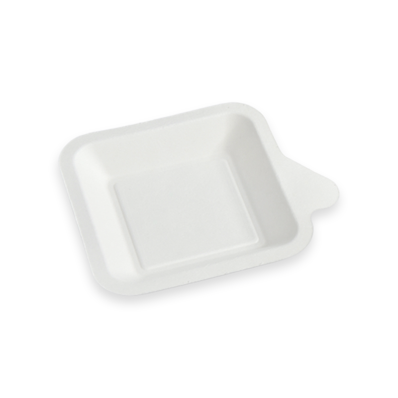 #1 Sugarcane Fibre Cake Tray