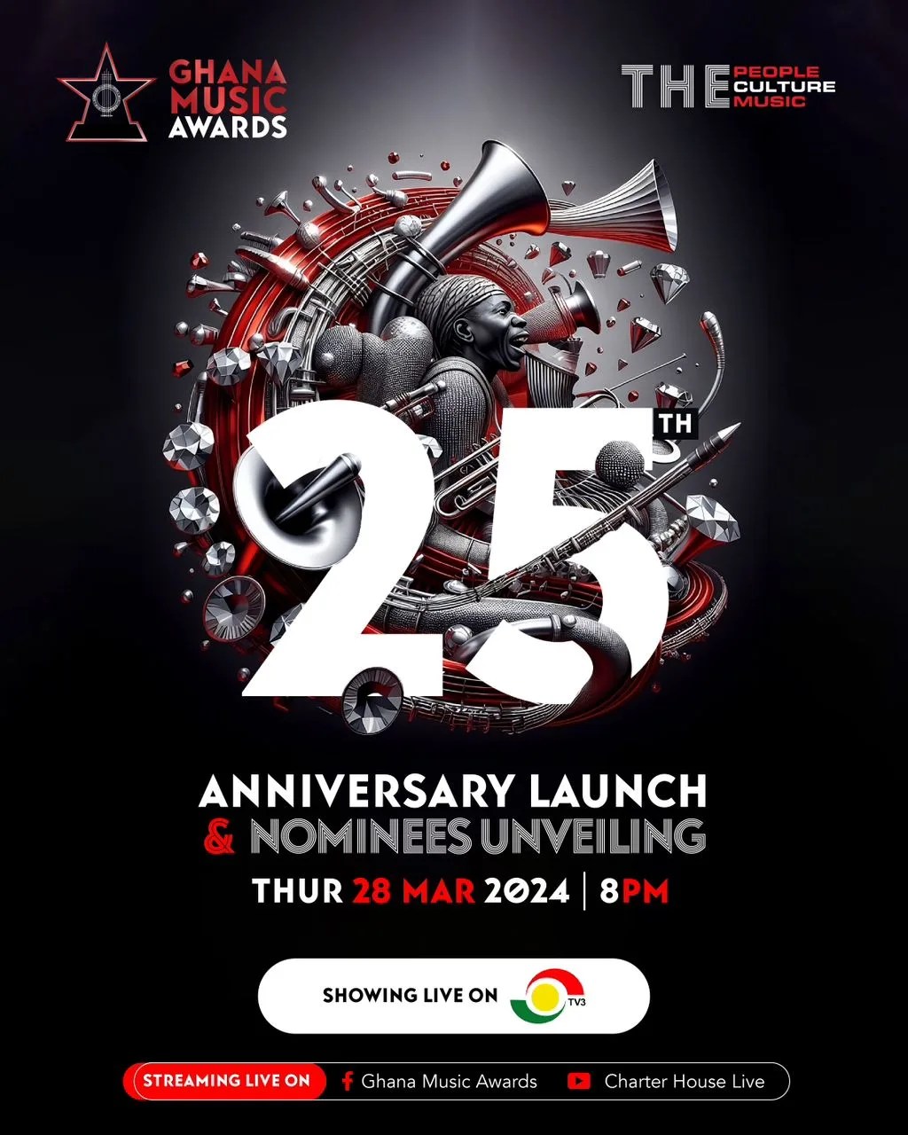 Ghana Music Awards, VGMA, TGMA, Charterhouse