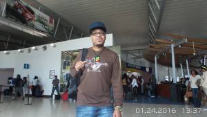 John Q at the Kingston Airport. Photo Courtesy: John Q