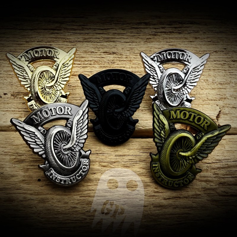 Firearms Instructor Insignia Pin Ghost Patch - Professional HD Colorful Textures | Free Download