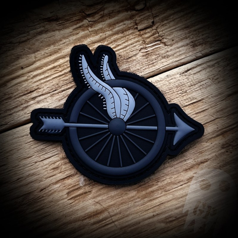 Pvc Officer Ashley Smith Pvc Ghost Patch - Mountain Pattern Collection - HD Quality