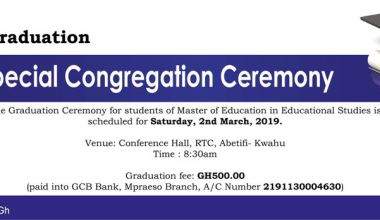 Presbyterian University College Graduation List