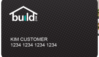 Build.com Credit Card Login