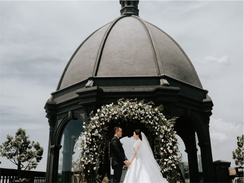 vows ceremony - gh universal hotel bandung on tea ceremony wedding covid