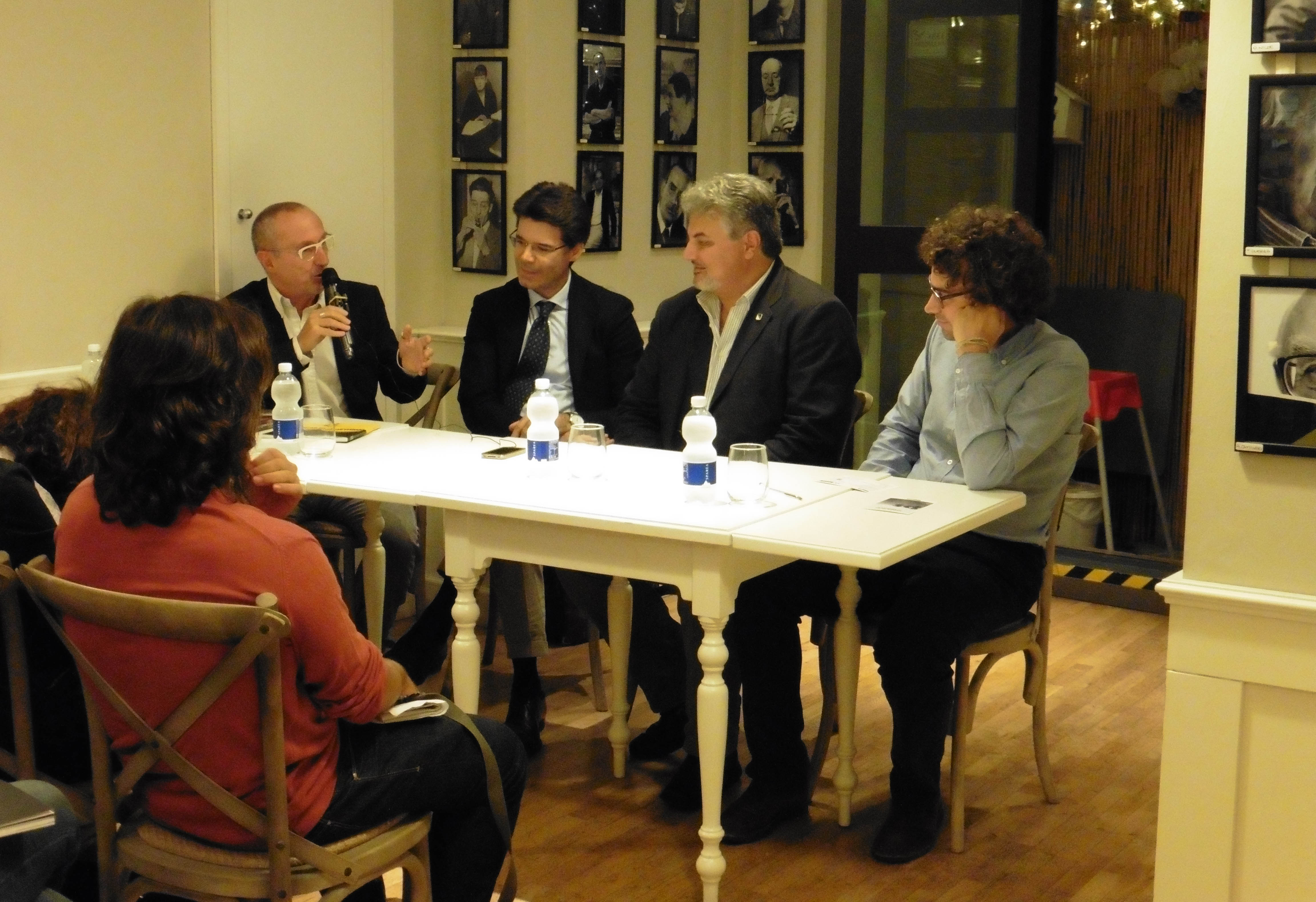 Da sinistra: Galeati, Gallo, Fusco e Cavezzali