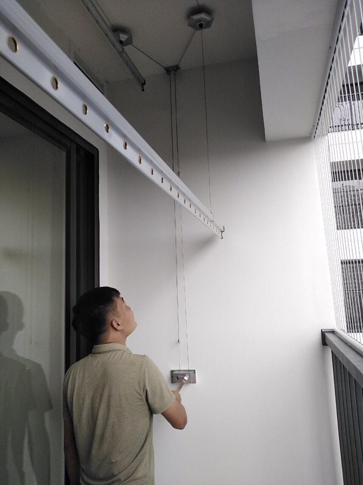 Hướng dẫn tự làm giàn phơi quần áo thông minh treo trần ...