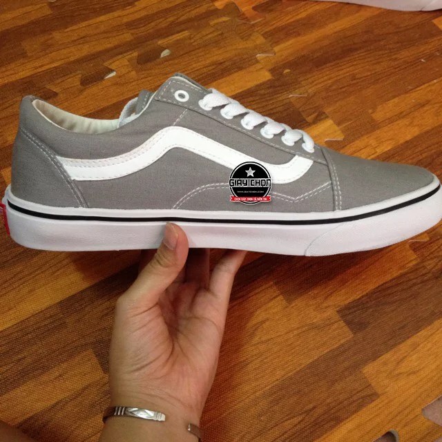 vans oldskool superfake xám made in vietnam
