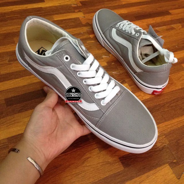 vans oldskool superfake xám made in vietnam