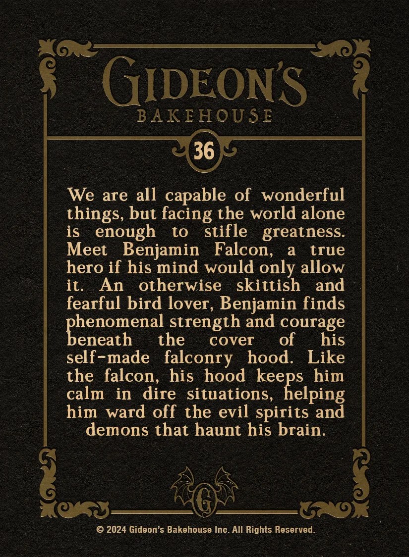 36 Benjamin Falcon - Back