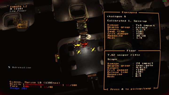 A retro looking interface