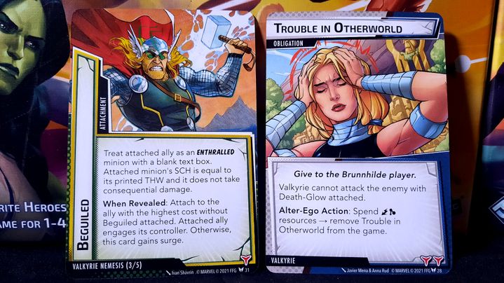 めろん Marvel Champions Valkyrie＋Nova Amazon.com: Marvel Champions The Card Game Valkyrie HERO