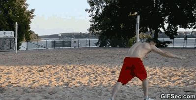 Beach funny gif animated