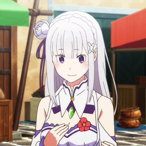 images Emilia Re Zero Gif Aesthetic 57 emilia re zero gifs gif abyss