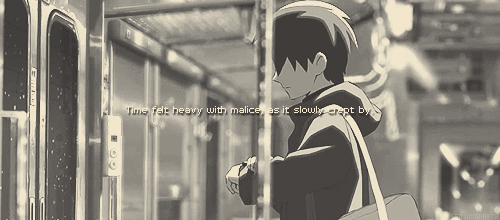 Onoda is a cheerful otaku looking to join his new school's anime club, eager to finally make some friends. 5 Centimeters Per Second Gif Gif Abyss