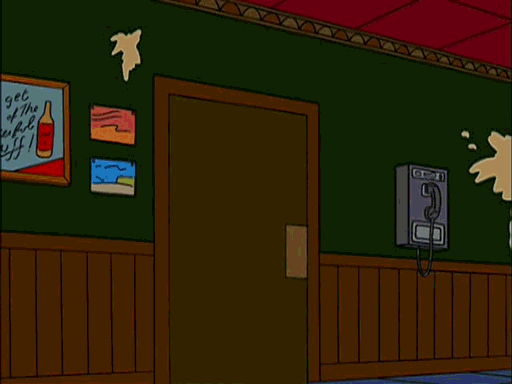 Homer Simpson Walks Into Bar and Leaves | Gifrific