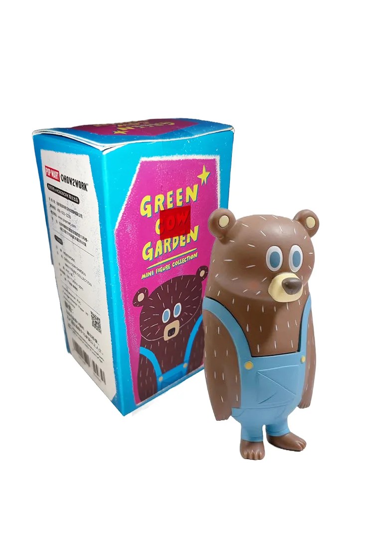 BG Bear by Green Cow Garden - POPMART Blind box series - Gift Barracks