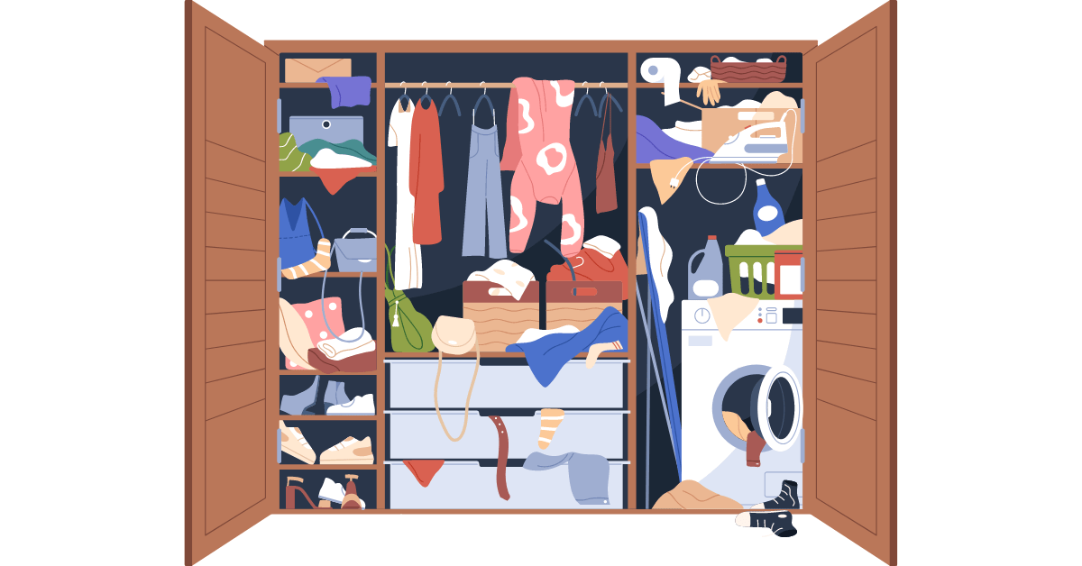 how to declutter when overwhelmed
