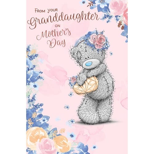 from your granddaughter on mothers day greeting card